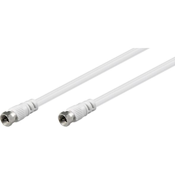 Kabel Goobay Antenowy (F) 10m biały (11742)