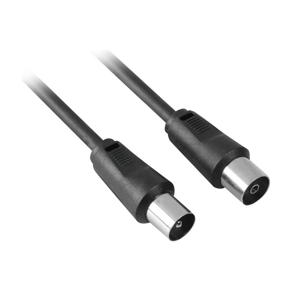 Kabel Goobay Antenowy 2.5m czarny (11722)
