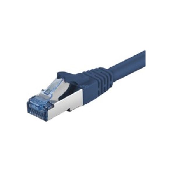 Goobay CAT 6a Patchcord S/FTP Niebieski 1M (93677)