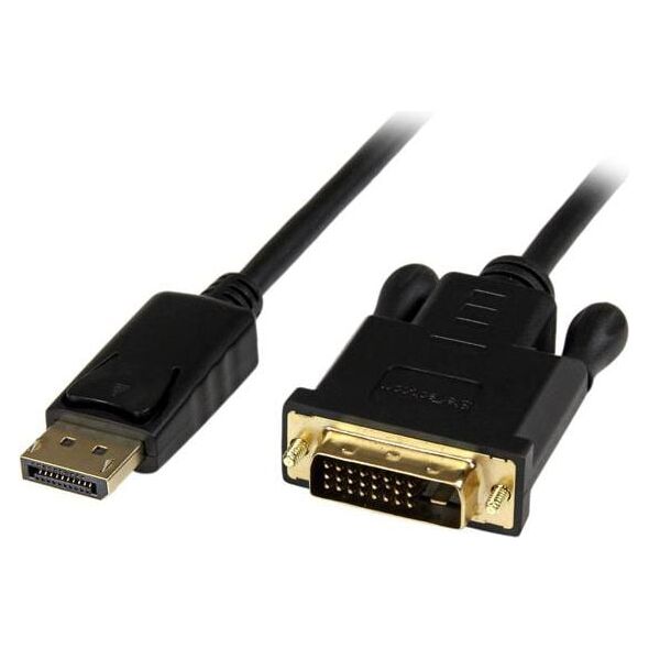 Kabel StarTech DisplayPort - DVI-D 0.9m czarny (DP2DVIMM3BS)