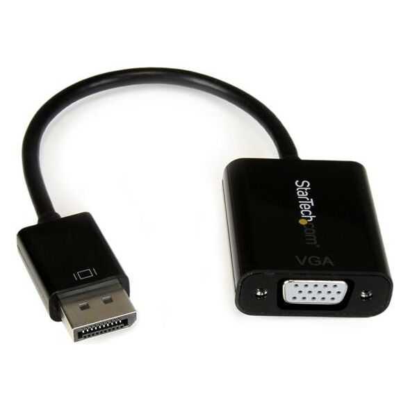Adapter AV StarTech DisplayPort - D-Sub (VGA) 0.1m czarny (DP2VGA3)