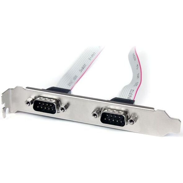StarTech Adapter na śledziu 2x IDC (10 pin) - 2x DB-9 (9-pin) (PLATE9M2P16)