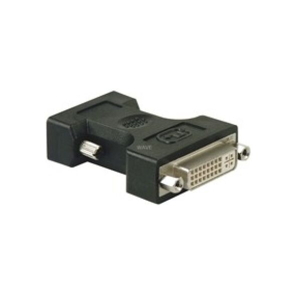 Adapter AV Goobay DVI-I - D-Sub (VGA) czarny (68029)