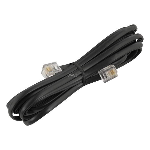 Goobay Telefoniczny Czarny 3M (50317)