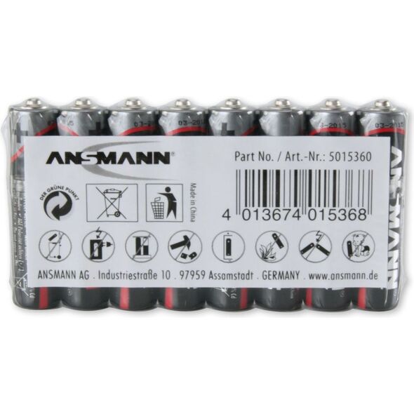 Ansmann Bateria Red AAA / R03 8 szt.
