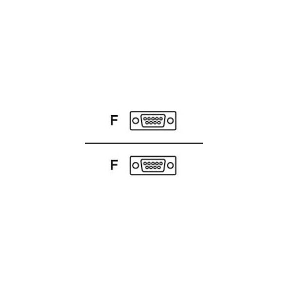 Roline DB-9 - DB-9, 1.8m, Szary (11.01.5918)