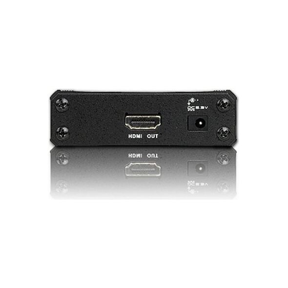 Adapter AV Aten HDMI - D-Sub (VGA) + Jack 3.5mm czarny (VC180-AT-G)