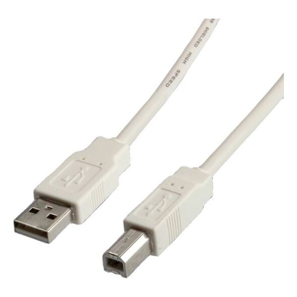 Kabel USB Value USB-A - 0.8 m Biały (11.99.8809)