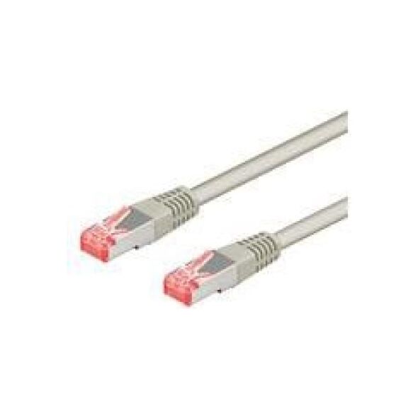Goobay Patchkabel CAT6.a, S/FTP, Szary, 1m (93680)