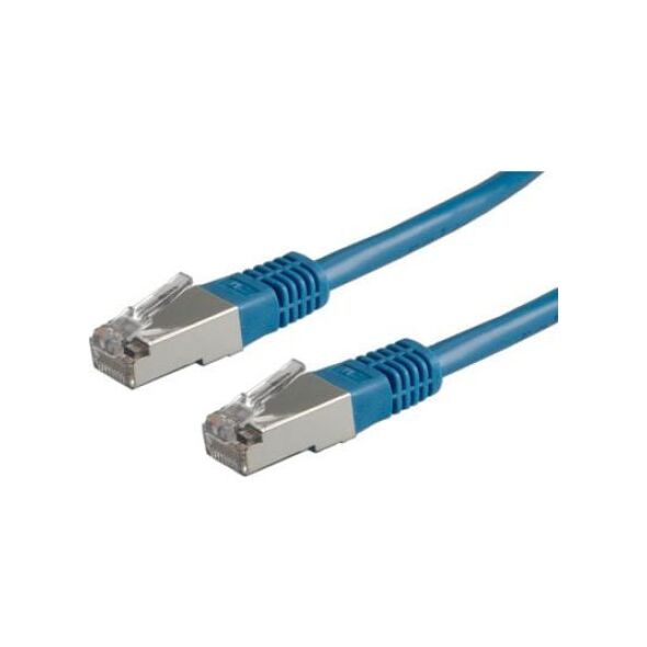 Roline PatchCord, S/FTP, Cat6, 0.5m, niebieski (21.15.1324)