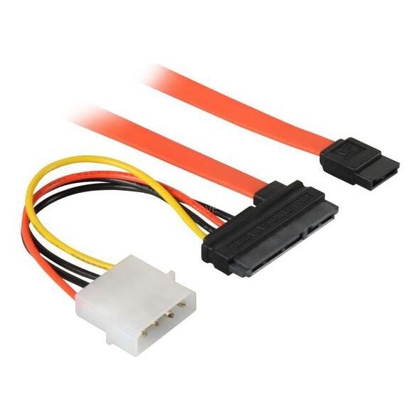 Goobay SATA 22-pin - SATA 22-pin, 0.5m, Czarny (68175)