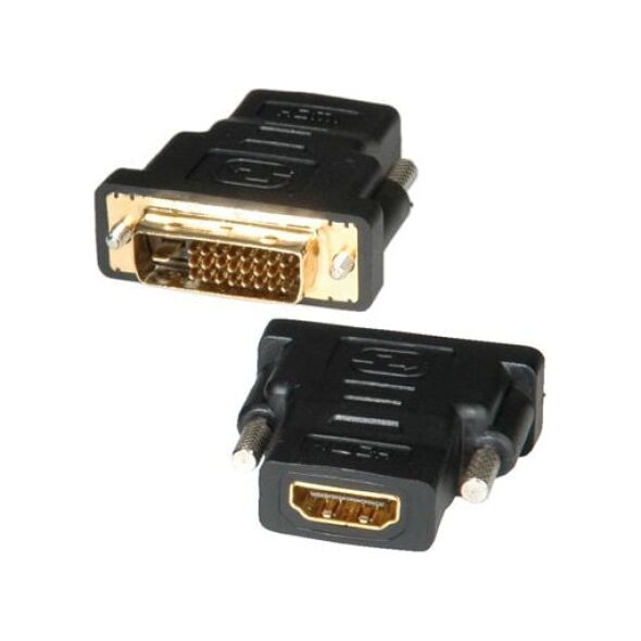 Adapter AV Roline HDMI - DVI-D czarny (12.03.3116)