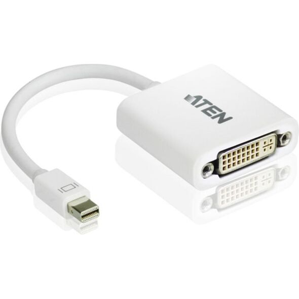 Adapter AV Aten DisplayPort Mini - DVI-I biały (VC960-AT)