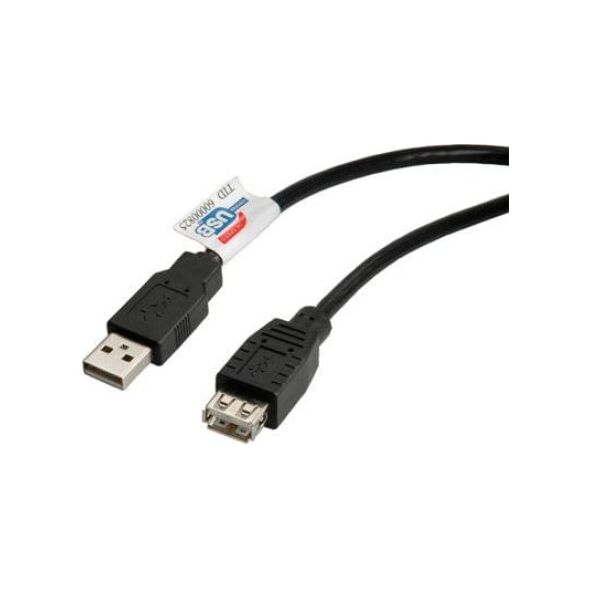 Kabel USB Roline USB-A - 3 m Czarny (11.02.8960)