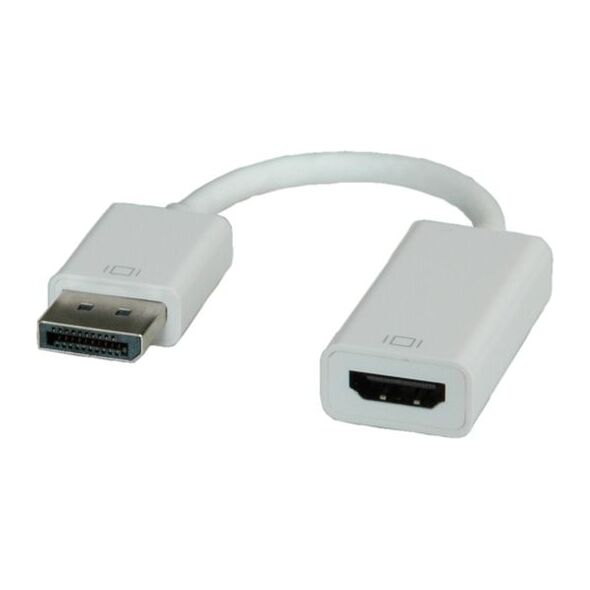 Kabel Roline DisplayPort - HDMI 0.15m biały (12.03.3134)