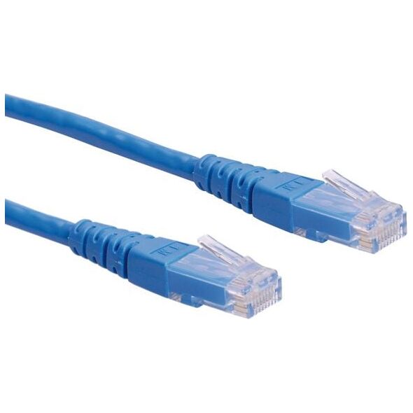 Roline PatchCord, UTP, Cat6, 0.5m, niebieski (21.15.1524)