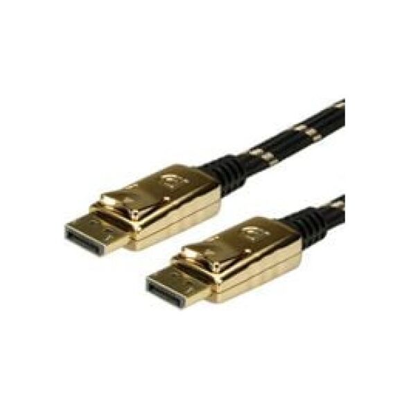 Kabel Roline DisplayPort - DisplayPort 2m złoty (11.04.5645)