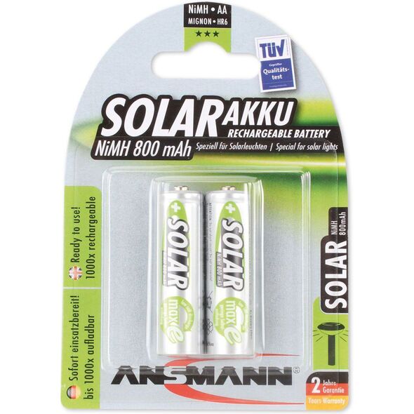Ansmann Akumulator Solar AA / R6 800mAh 2 szt.