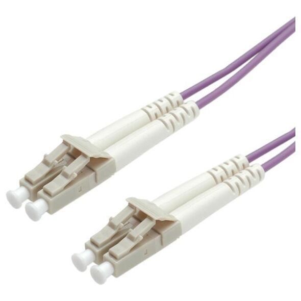Roline Patchcord światłowodowy, 50/125um, LC-LC, OM4, 5m, fioletowy (21.15.8755)