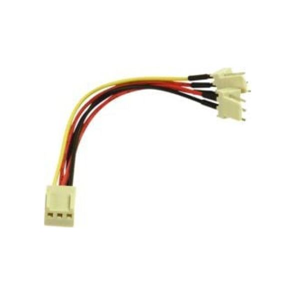 Goobay 3-pin - 3-pin x2, 0.22m, Wielokolorowy (93880)