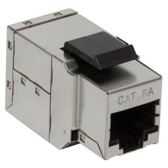 LogiLink Przejściówka Keystone 2 x RJ45 Cat.6A, STP, snap-in mounting (NK4010)