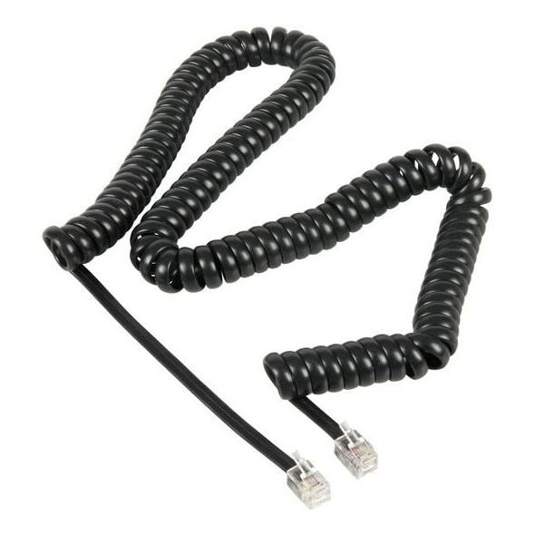 Goobay Kabel telefoniczny (Spiralny) RJ10, 4m (68002)