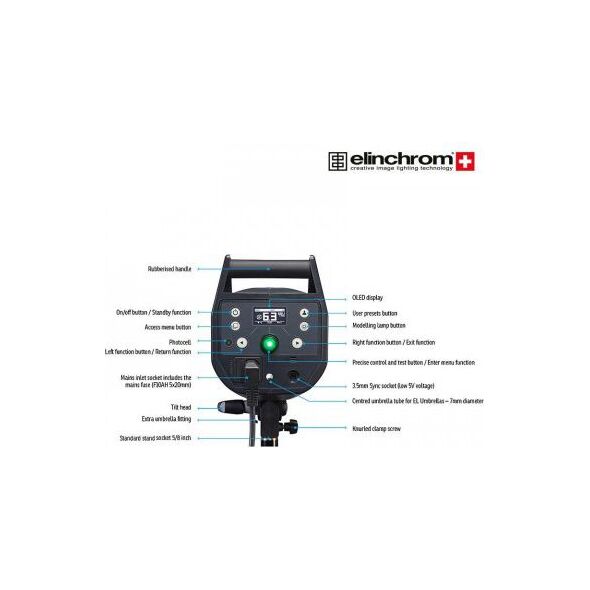 Lampa studyjna Elinchrom ELC PRO HD 500 (E20613)