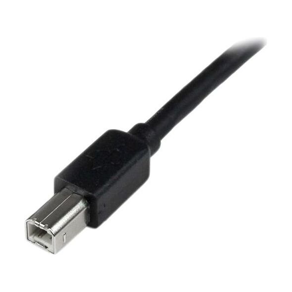 Kabel USB StarTech USB-A - USB-B 20 m Czarny (USB2HAB65AC)
