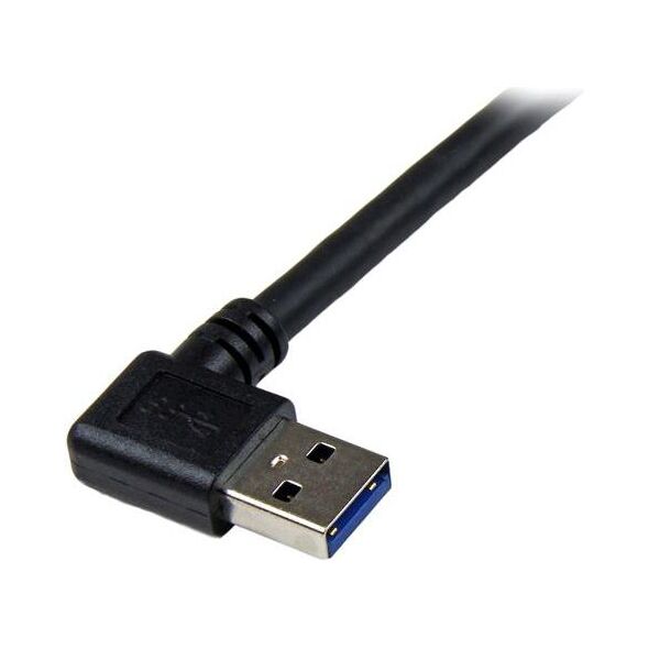 Kabel USB StarTech USB-A - USB-B 1 m Czarny (USB3SAB1MRA)