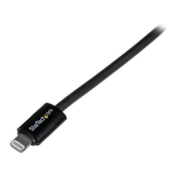 Kabel USB StarTech USB-A - Lightning 1 m Czarny (USBLT1MB)