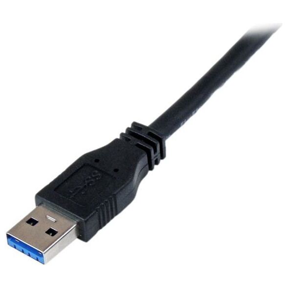 Kabel USB StarTech USB-A - micro-B 1 m Czarny (USB3CAUB1M)