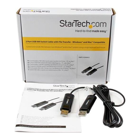 StarTech Kable KVM, 1.8m, Czarny (SVKMS2)
