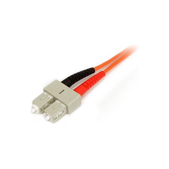 StarTech Patchcord światłowodowy LC-SC, Multimode, 50/125, Duplex, 2m (50FIBLCSC2)