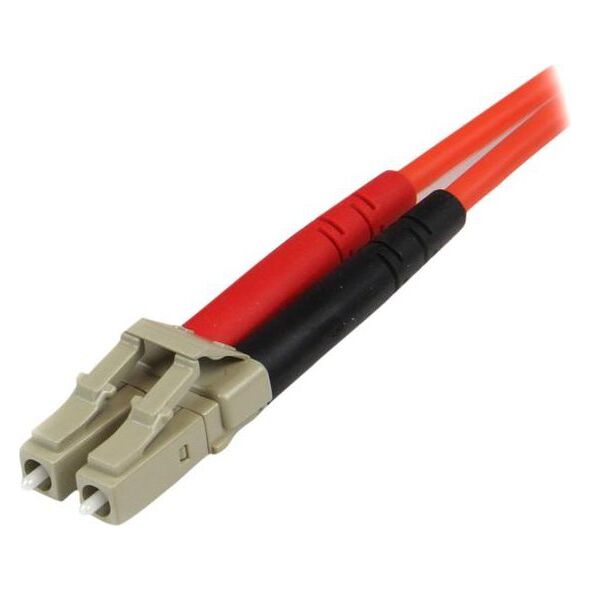 StarTech Patchcord światłowodowy, LC-ST, Multimode 50/125 Duplex, 5m (50FIBLCST5)