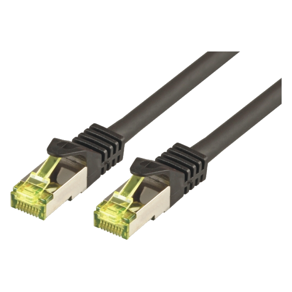 Mcab Patchcord, S-FTP, Cat7, PIMF, LSZH, 20m, czarny (3721)