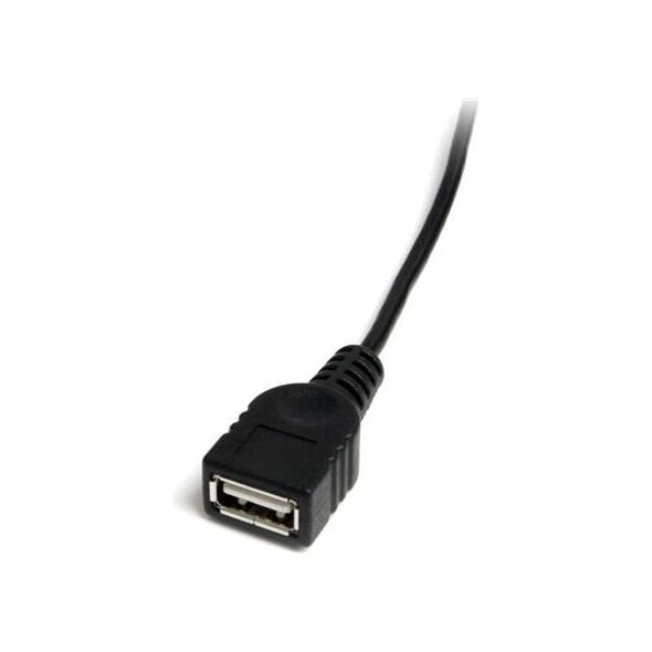 Kabel USB StarTech USB-A - miniUSB 0.9 m Czarny (USBMUSBFM1)