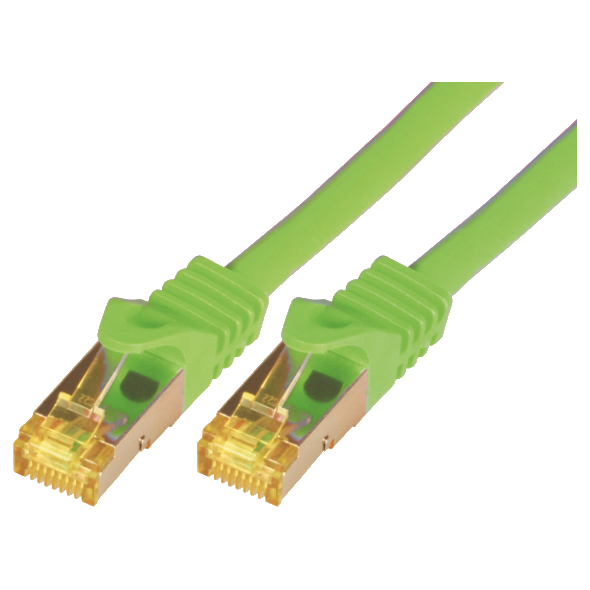 Mcab Patchcord, Cat7, S-FTP, PIMF, LSZH, 5m, zielony (3786)