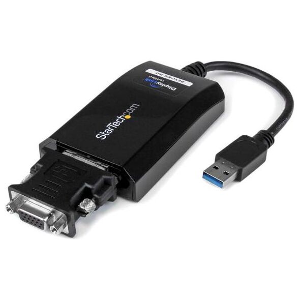 Adapter USB StarTech USB - DVI Czarny  (USB32DVIPRO)