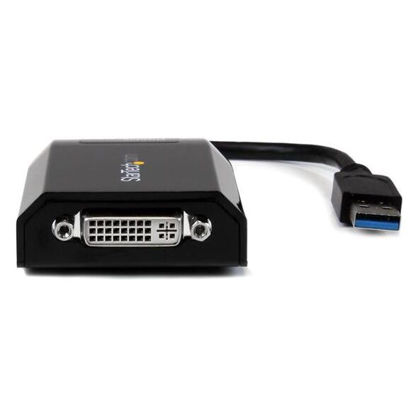 Adapter USB StarTech USB - DVI Czarny  (USB32DVIPRO)