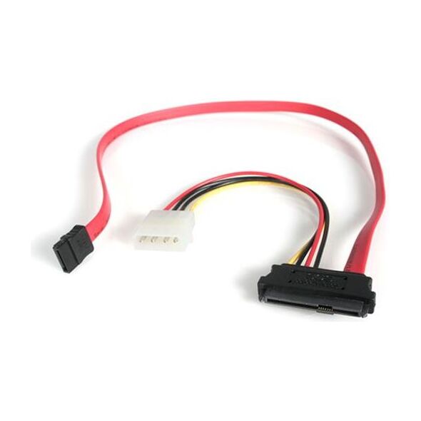 StarTech SFF 8482 - SATA, 0.45m, Czerwony (SAS729PW18)