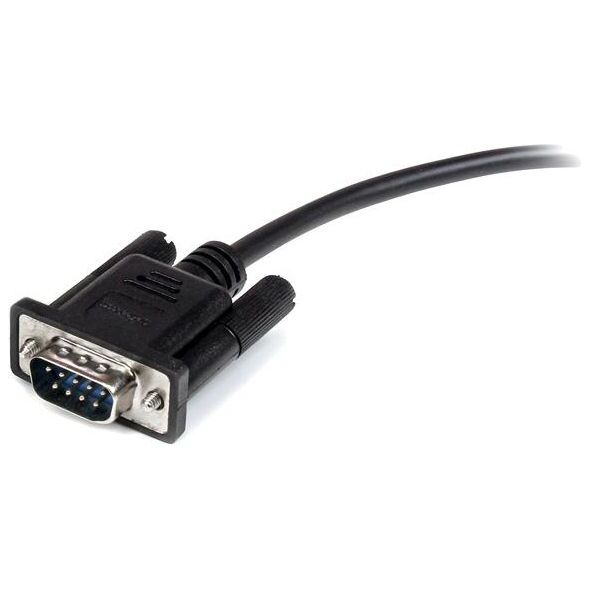 StarTech DB-9 - DB-9, 3m, Czarny (MXT1003MBK)