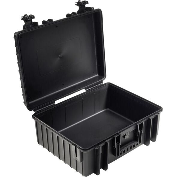 Walizka foto B&W International Type 6000 black incl. pre-cut foam (6000/B/SI)