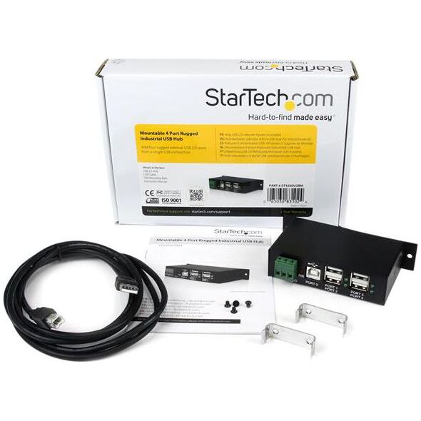 HUB USB StarTech 4x USB-A 2.0 (ST4200USBM)