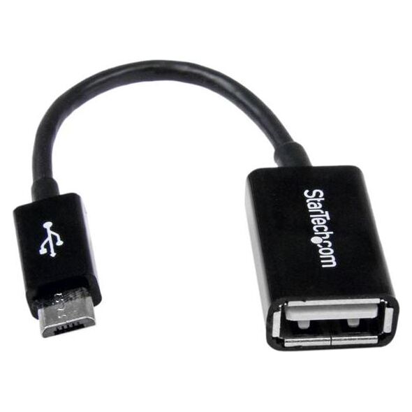 Adapter USB StarTech microUSB - USB Czarny  (UUSBOTG)