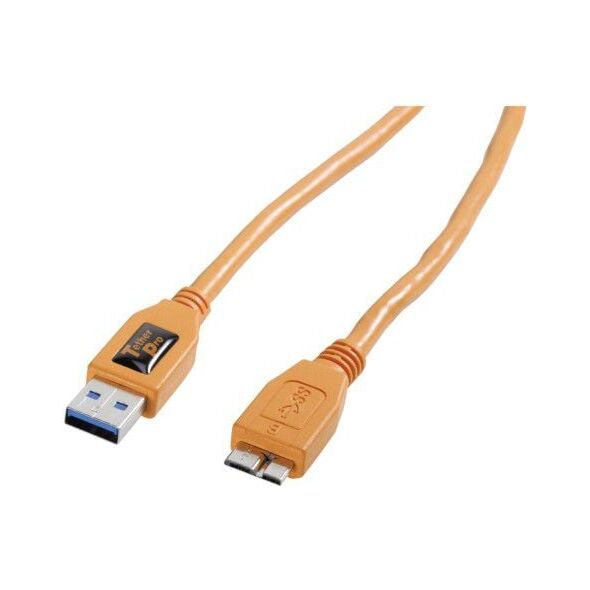 Tether Tools TetherPro USB 3.0 A/Micro B, 4.6m, Pomarańczowy (CU5454)