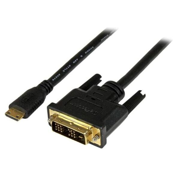Kabel StarTech HDMI Mini - DVI-D 1m czarny (HDCDVIMM1M)
