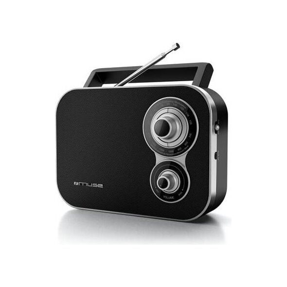 Radio Muse Muse M-051R Black, 2-band portable radio,