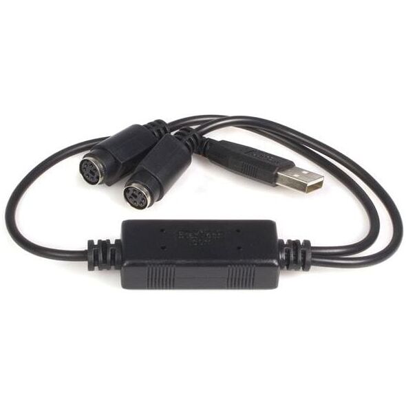 Adapter USB StarTech USB - PS/2 x2 Czarny  (USBPS2PC)