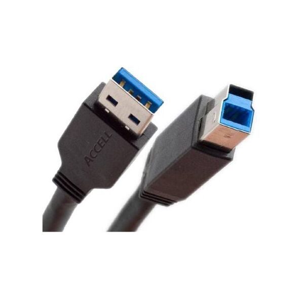 Kabel USB InLine USB-A - USB-B 5 m Czarny (35350)