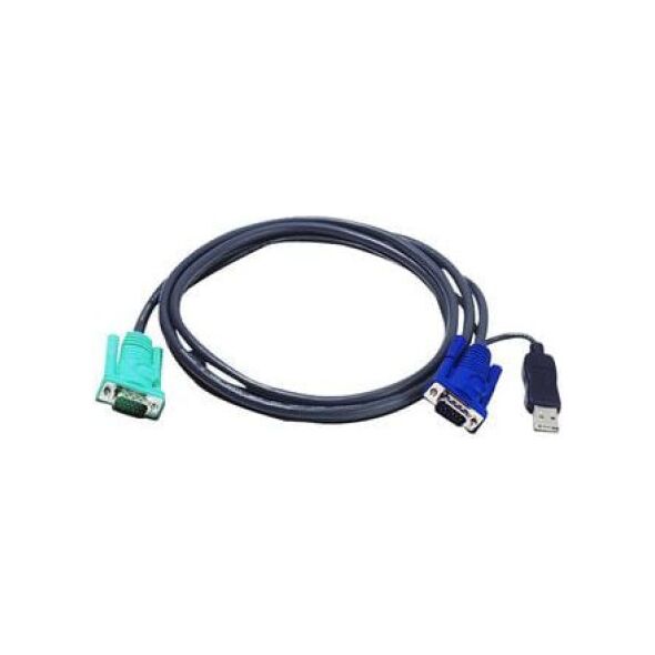 Aten Kable KVM, 3m, Czarny (14.01.6607)